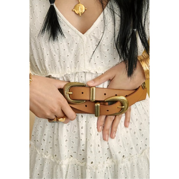 Anthropologie Tiered Eyelet Maxi Dress NWT Size Medium RARE Dress - Picture 3 of 16